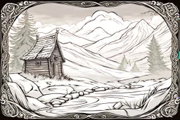 background for game inspired slavic mythology