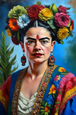 mexican frida cote d'azur woman