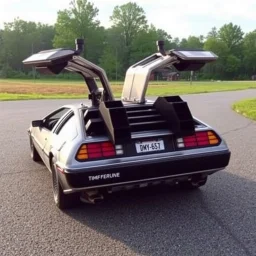 1980s DeLorean ‘Back To The Future’ time machine car