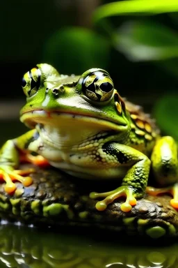 frogs used as technology