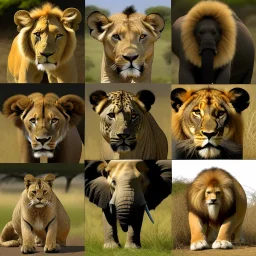 big 5 wildlife animals