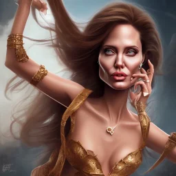 Angelina Jolie as a pirate