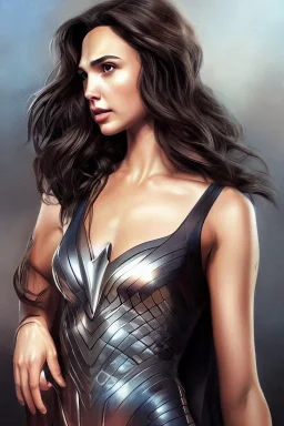 gal gadot in the style of stefan kostic, realistic, full body, sharp focus, 8 k high definition, insanely detailed, intricate, elegant, art by stanley lau and artgerm