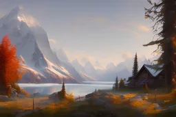 Peder Monk Monsted style, Alaska