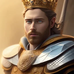 Ultra detailed fullbody Portrait of king Arthur with crown .mid-12th century armor. extremely detailed face,crystal clear Big eyes,perfectly centered image, perfect composition, beautiful intricate detail.Diseney,studio ghibli,andrea bonelli,Kilian Eng,Ohrai, korra character, style.