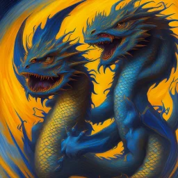 dragon Van Gogh