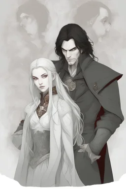 Strahd Von Zarovich and his wife Selene