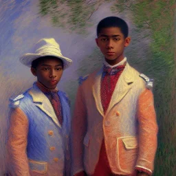 Wealthy African American boys by monet