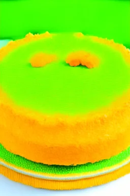Sponge cake with tuna flakes