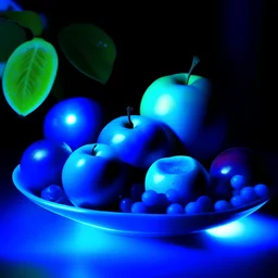 fruit blue light