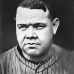 portrait of Babe ruth