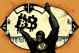 freedom fighter crypto degen bitcoin anarchist rising up