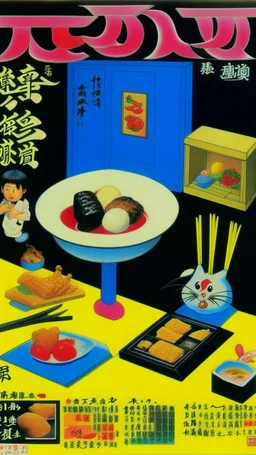 Japanese oden Ad 80s