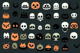 make a logo that is spooky and cute and define its features more