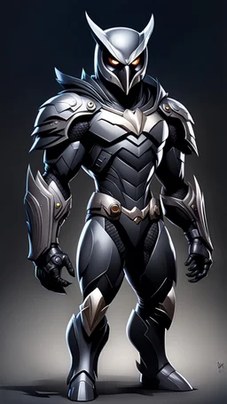 Cartoon art owlman ultra quality full body