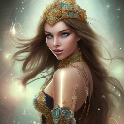 Beautiful women goddess full image smile