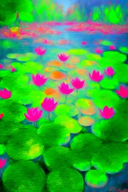 impressionism nature peace communication compassion tranquility water lillies