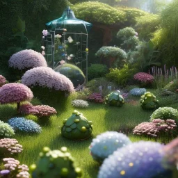 pixar style, volumetric summer garden environment and background, realistic painting of starbucks glass, looking excited, volumetric lighting, dramatic lighting, detailed digital painting, extreme dense and fine fur, anime, ornate, colour-washed colors, elegant, small minutiae, tiny features, particulars, centered, smooth, sharp focus, renderman gofur render, 8k, uhd, detailed eyes, realistic shaded volumetric lighting, sunlight caustics, backlight, centered camera view