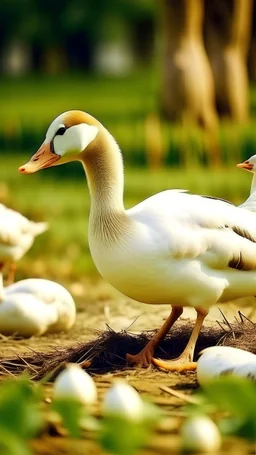 Once upon a time, a farmer had a goose that laid a golden egg every day.