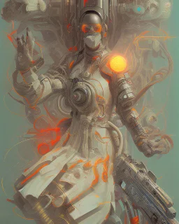 dream of cyber gunslinger by james jean