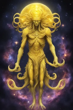 cosmos yellow elder god of ballance and perfection cosmic the creator