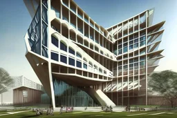 Worlds best building design for a college campus. Unique and brilliant architectural design