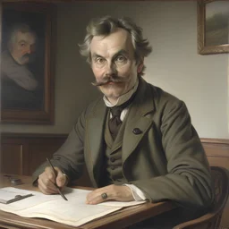 Portrait of swedish Frederik Backman writer
