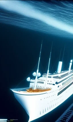 scene from titanic inside the eye of a fish