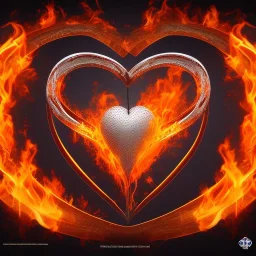 Heart on fire