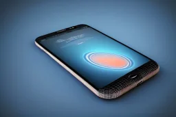 phone mobile phone illustration waves 3d