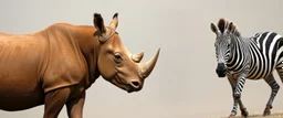 cow rhino horse zebra