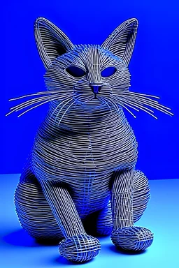 cat wire blue