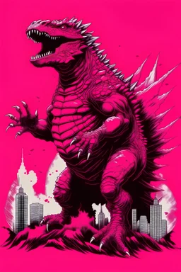 Godzilla pink