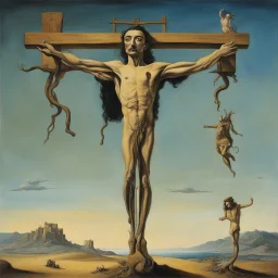 The crucifixion of Salvador Dali
