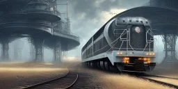 Science Fiction Industrial Train