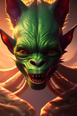 Demon goblin,8k resolution, cinematic smooth, intricate details, vibrant colors, realistic details, masterpiece