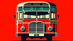 A vector graphic of a london bus
