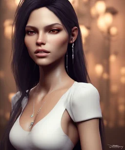 Venezuelan, Stephany Gonzalez, beautiful portrait, volumetric details, hyper realism, unreal engine 5