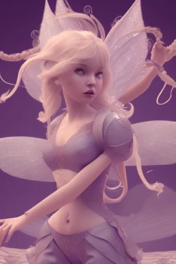 Fat but cute fairy style of 3d animation