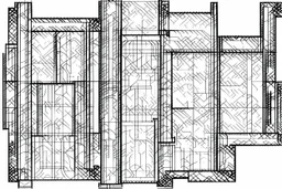 generar volumetria arquitectonica de esa planta