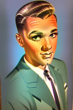1950s portrait of gay man