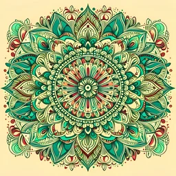 Design a mandala Hope ,vector illustrator