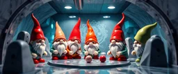 professional gnomes inside the game marble madness
