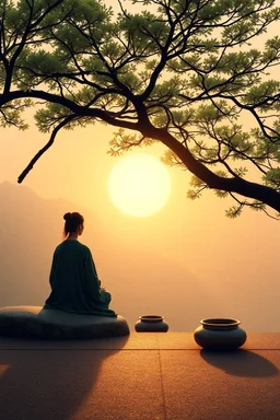 Self-Awareness, Resilience, Balance, Purpose, Compassion zen japanese style