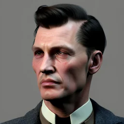 tommy shelby realistic front face