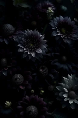 pretty dark flowers