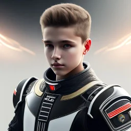 beautiful smooth realistic white/black race, male, boy, 15 y/o, run on dark cosmos background, extremely sharp detail, finely tuned detail, ultra high definition, 8k, unreal engine 5, ultra sharp focus, smile teeth, happy