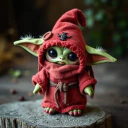 doll plushie voodoo themed gyoda