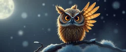 fluffy ass ant cat owl sentinel