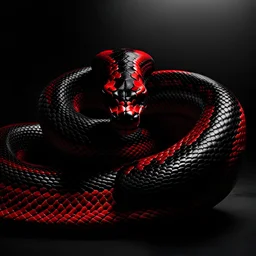 black-red snake
